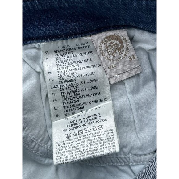 Diesel Skinee Super Slim Skinny Stretch Jeans Size 31 - Picture 3 of 11